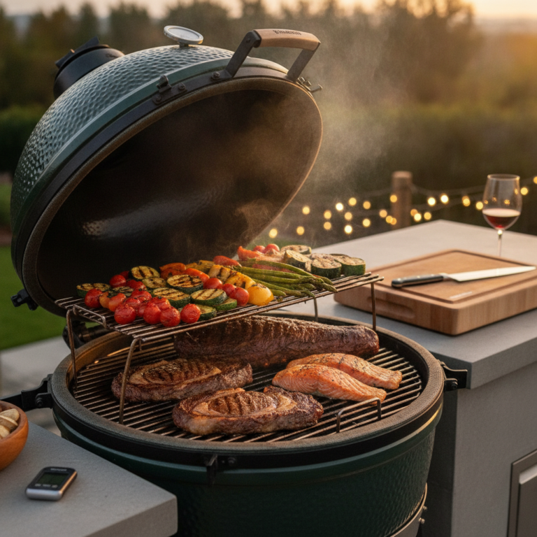 מעשנת פחם Big Green Egg