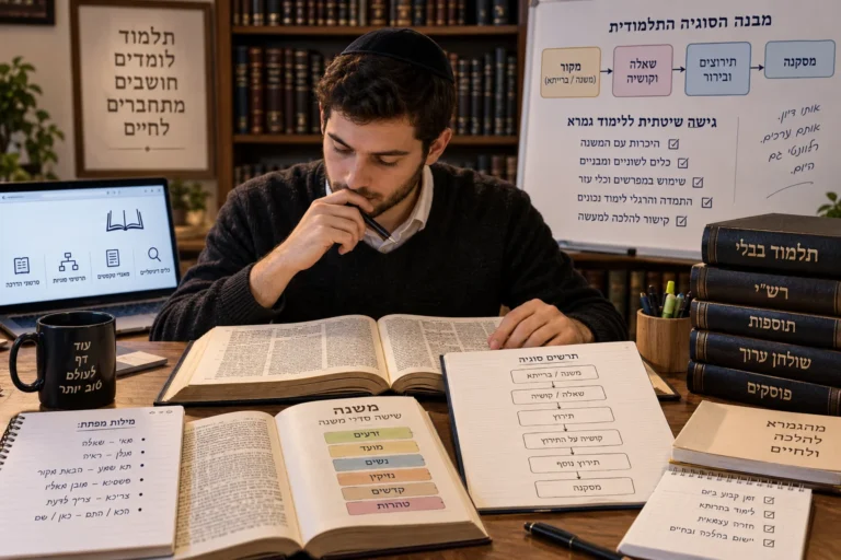 תלמיד לומד גמרא